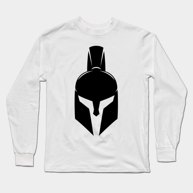 Sparta Man Long Sleeve T-Shirt by Dmitriy